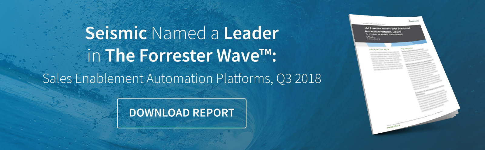 forrester wave sales enablement