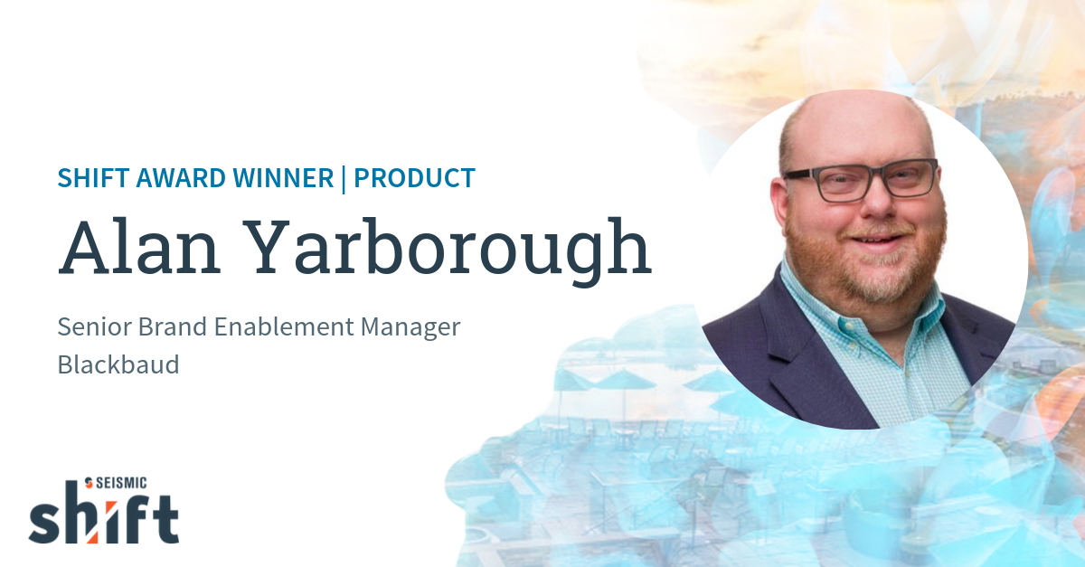 Shift Award Winner | Product Alan Yarborough