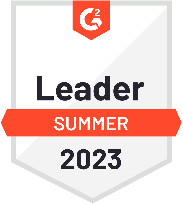 G2 Leader Summer 2023 badge