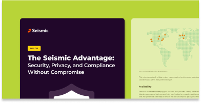 The Seismic Advantage white paper